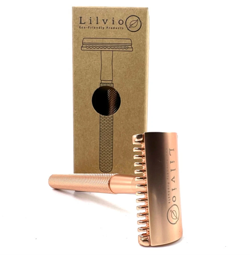 Lilvio Safety Razor - Half Open Comb & Half Closed Comb Head 6 Lilvio Safety Razor - Half Open Comb & Half Closed Comb Head - Image 4