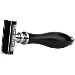 Parker 111B Black Resin Handle Safety Razor -Razor Shop 111b parker 1
