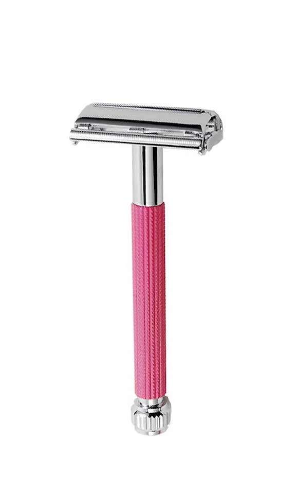 Parker 29L Safety Double Edge Razor In Pink 5 Parker 29L Safety Double Edge Razor In Pink - Image 3