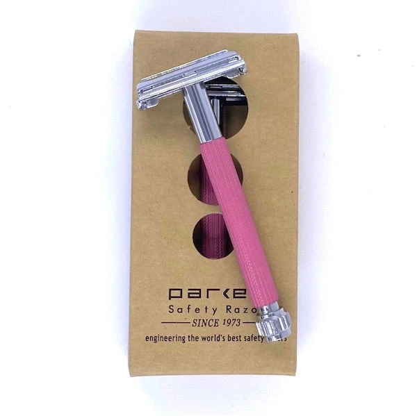 Parker 29L Safety Double Edge Razor In Pink 8 Parker 29L Safety Double Edge Razor In Pink - Image 6