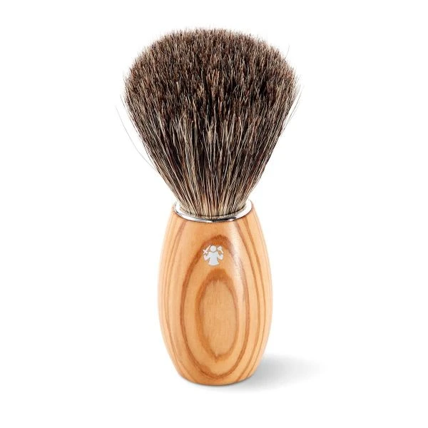 DOVO Olive Wood Handle Pure Badger Hair Shaving Brush. 3 DOVO Olive Wood Handle Pure Badger Hair Shaving Brush.
