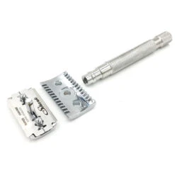 Parker 68S Stainless Steel Handle Safety Razor, Open Comb Head -Razor Shop 68s parker