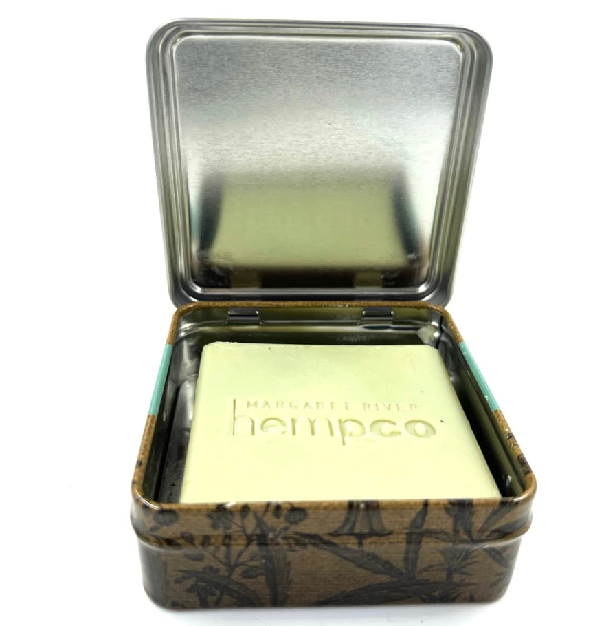 Organic Hemp Shaving Bar - With Tin - 100g 4 Organic Hemp Shaving Bar - With Tin - 100g - Image 2