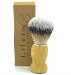 Lilvio Bamboo Handle Synthetic Shaving Brush