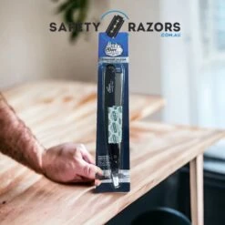 Shave Factory Barber Sliding Straight Razor & 5 Blades -Razor Shop BarberRazorShaveFactory