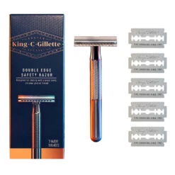Gillette® Gillette Double Edge Safety Razor + 5 Blades -Razor Shop GilletteDoubleedgerazor