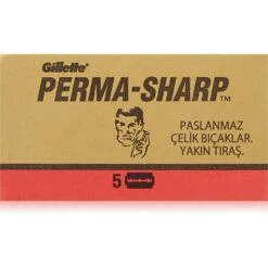 Gillette Perma-Sharp Stainless DE Blades-5 Blade Pack