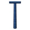 HENSON SHAVING AL13-M DE SAFETY RAZOR - STEEL BLUE