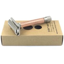 Parker Variant Adjustable Safety Razor- Rose Gold -Razor Shop IMG 3524