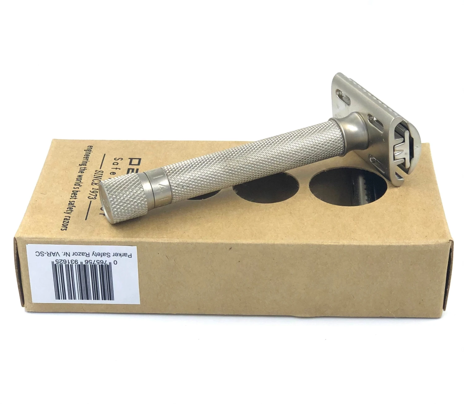 Parker Variant Adjustable Safety Razor, Satin Chrome Handle 9 Parker Variant Adjustable Safety Razor, Satin Chrome Handle - Image 7