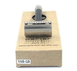 Parker Variant Adjustable Safety Razor, Graphite Coloured Handle 12 Parker Variant Adjustable Safety Razor, Graphite Coloured Handle -Razor Shop IMG 3539