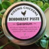 Kissing Chickens Geranium Natural, Organic Deodorant Paste - 35g