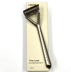 The Leaf Razor, Choose One From 7 Colours -Razor Shop LEAFSILVER3