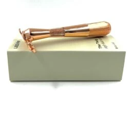 The Leaf Twig Razor - Rose Gold -Razor Shop LeafRoseGold1