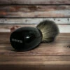 DOVO Black Pure Badger Acrylic Shaving Brush -Razor Shop Muhle