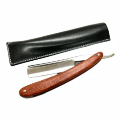 Gold Dollar W53 Straight Razor 6/8", Blood Sandalwood Handle