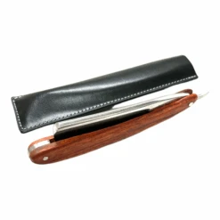 Gold Dollar W53 Straight Razor 6/8", Blood Sandalwood Handle -Razor Shop PhotoRoom 020 20220920 131923