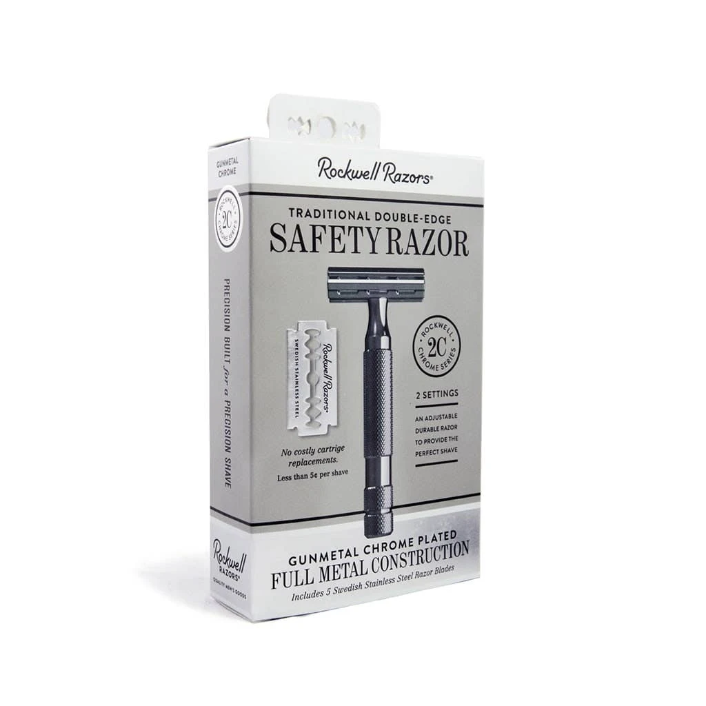 Rockwell 2C Safety Razor: Gunmetal 4 Rockwell 2C Safety Razor: Gunmetal - Image 2