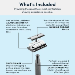 Rockwell 2C Safety Razor: Gunmetal 11 Rockwell 2C Safety Razor: Gunmetal -Razor Shop Rockwell 2C Razor Gunmetal Australia 5