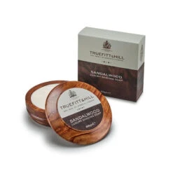 Truefitt & Hill Luxury Sandalwood Shaving Soap & Wooden Bowl