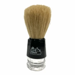 The Shave Factory Shaving Brush, Black & Clear Handle