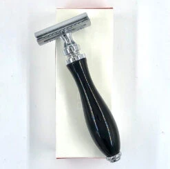 Parker 111B Black Resin Handle Safety Razor -Razor Shop UNADJUSTEDNONRAW thumb 4def