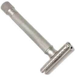 Parker Variant Adjustable Safety Razor, Satin Chrome Handle 13 Parker Variant Adjustable Safety Razor, Satin Chrome Handle -Razor Shop adjustable silver