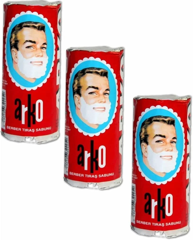 3 Pack - ARKO Shave Soap Stick (75G) 3 3 Pack - ARKO Shave Soap Stick (75G)