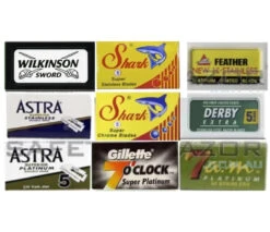 45 Double Edge Razor Blades Sample Pack