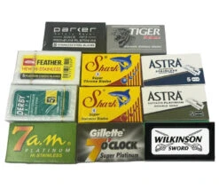 55 Double Edge Razor Blades Sample Pack