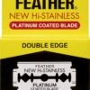 Feather Double Edged Blades, Pack Of 20 Blades -Razor Shop blfd20 hangsell pack