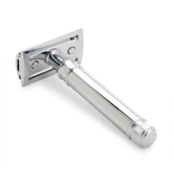Edwin Jagger DE89 Long Smooth Chrome Handle Double Edge Safety Razor -Razor Shop de89bl smooth 2 2