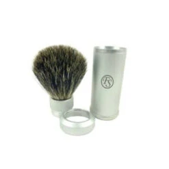 Frank Shave Black Badger Hair Travel Shaving Brush.