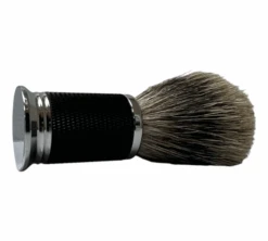 FS Pure Badger Shaving Brush, Black And Chrome Handle -Razor Shop fsbrush1 81d4d26f bea6 4861 81fd ba07c0e7ac5f