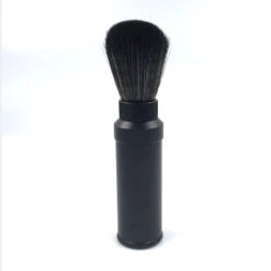 Synthetic Bristle Grumpy Rhino Shaving Brush, Black Handle
