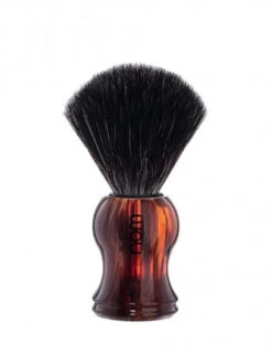 Muhle NOM Shaving Brush - Black Fibre - Havanna