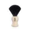 Muhle NOM Shaving Brush - Black Fibre - Cream -Razor Shop gustav21cr