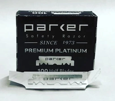 Parker Single Edge Premium Platinum Half Blades 100 Pack 5 Parker Single Edge Premium Platinum Half Blades 100 Pack - Image 3