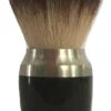 Grumpy Rhino Synthetic Bristle Shaving Brush, Black And Chrome
