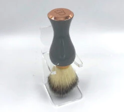 Parker Grey & Rose Gold Synthetic Bristle Shaving Brush 7 Parker Grey & Rose Gold Synthetic Bristle Shaving Brush -Razor Shop img 0599