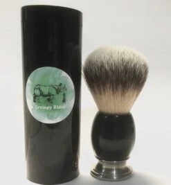 Grumpy Rhino Synthetic Bristle Shaving Brush -Razor Shop img 3065