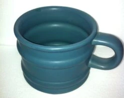 Large Open Shave Mug, Blue -Razor Shop img 3560