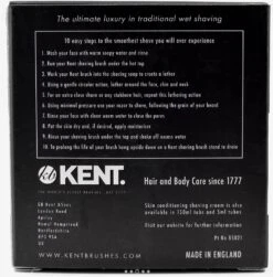 Kent Luxury Shaving Bowl & Soap - 120gm -Razor Shop kentbowlandsoap