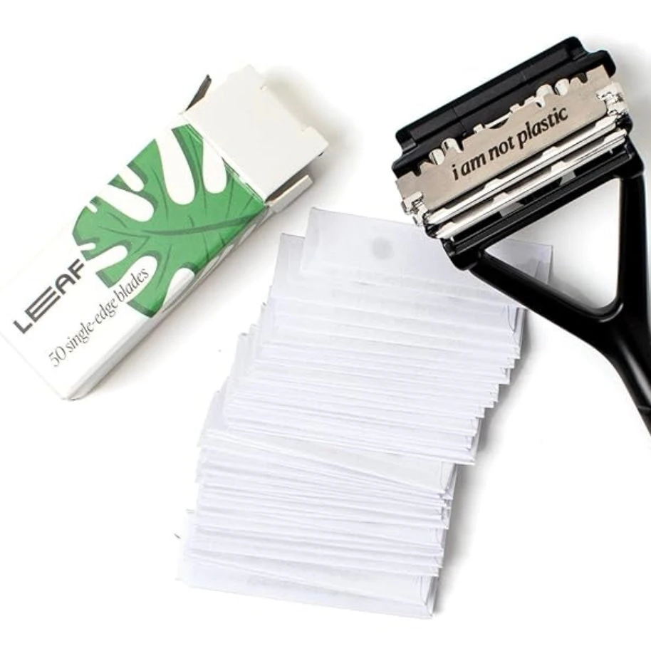 Leaf Single Edges Blades - 50 Blade Pack 4 Leaf Single Edges Blades - 50 Blade Pack - Image 2