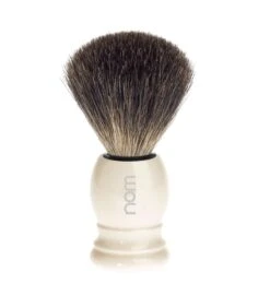 NOM Muhle P27 Badger Brush Ivory