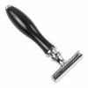 Parker 111B Black Resin Handle Safety Razor -Razor Shop parker111b