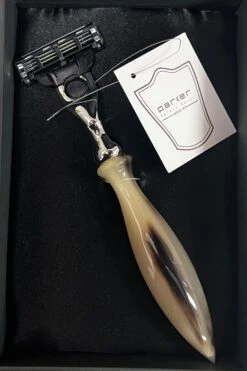 Parker 50M Ox Horn Handle Mach 3 Cartridge Razor 7 Parker 50M Ox Horn Handle Mach 3 Cartridge Razor -Razor Shop parker4