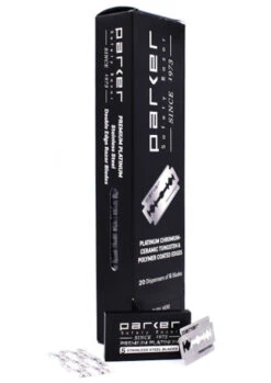 Parker Double Edge Safety Razor Blades - 100 DE Blade Pack