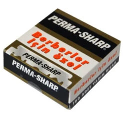 Gillette Perma-Sharp Single Edge Razor Blades 100 Blade Pack