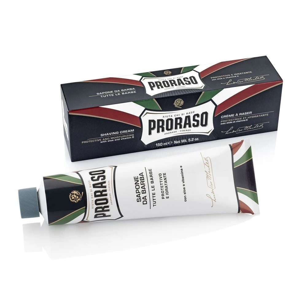 Proraso Blue Shaving Cream In Tube Aloe And Vitamin E 3 Proraso Blue Shaving Cream In Tube Aloe And Vitamin E